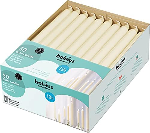 Relish Home with Bolsius Ivory Taper Candles
