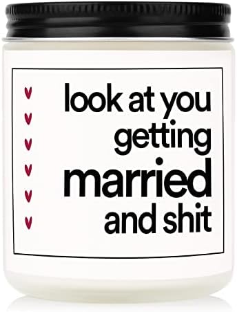 Funny Lavender Candle for Weddings Bridal or Engagements