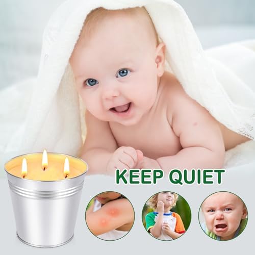Citronella 34oz Candle 200-Hour Burn Outdoor Home Use