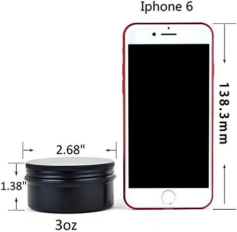 Premium 3 oz Aluminum Tins Set - Travel Size