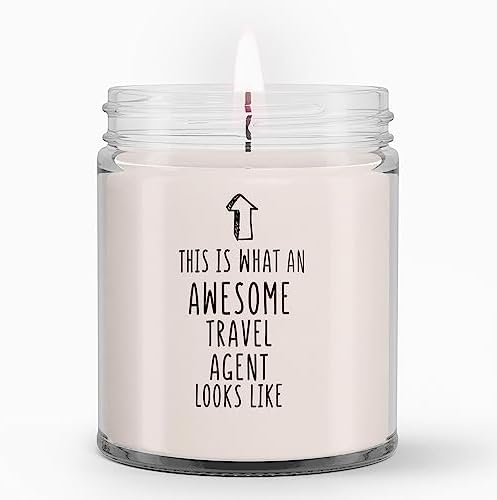Funny Travel Agent Candle Gift