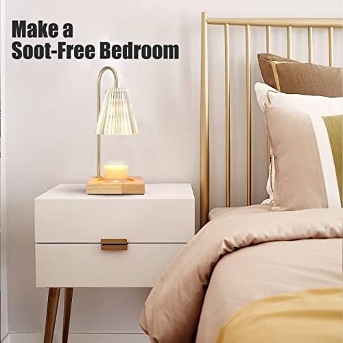 Eco-Friendly Candle Warmer Lamp with Timer 50-Watt Halogen Desk Candle Lighter