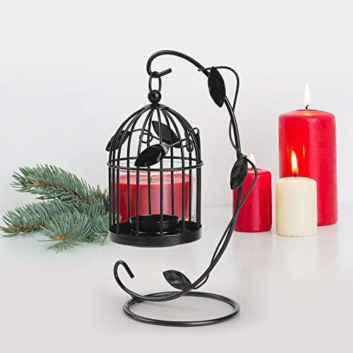Hokzyhouse Innovative Iron Leaves Candle Holder