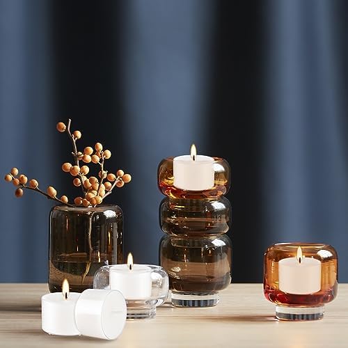Relaxing scented tealight candles vanilla fragrance bulk set of 50