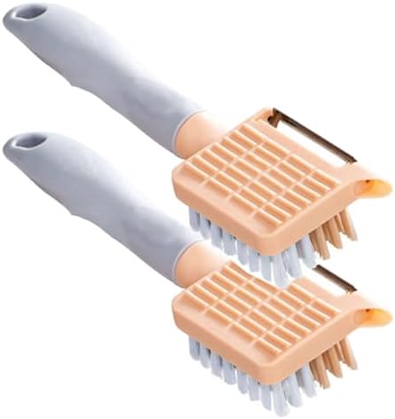 2 in 1 Vegetable Brush and Julienne Peeler