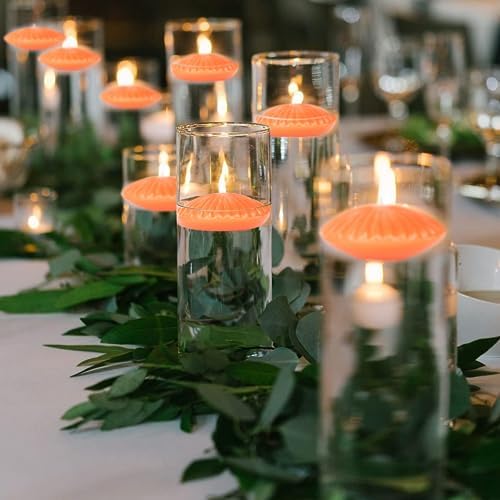 Olive Floating Candles Large 3