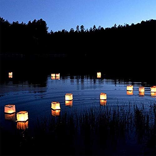 20PCS Biodegradable Floating Water Lanterns for Celebration