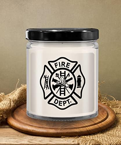 Game On Novelties Firefighter Maltese Cross Candle