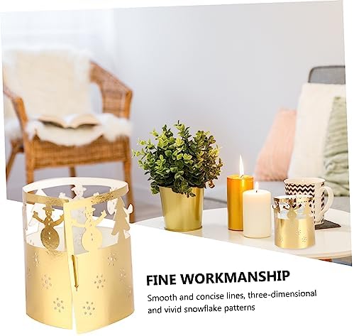 Snowflake Candle Lampshade 50 Pack for Xmas Winter Decor