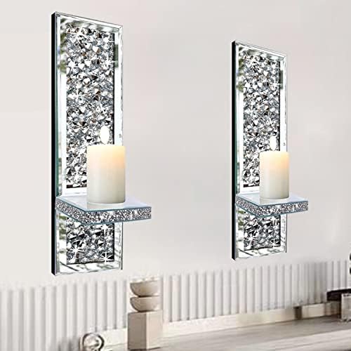 2-Piece Crystal Diamond Candle Scones