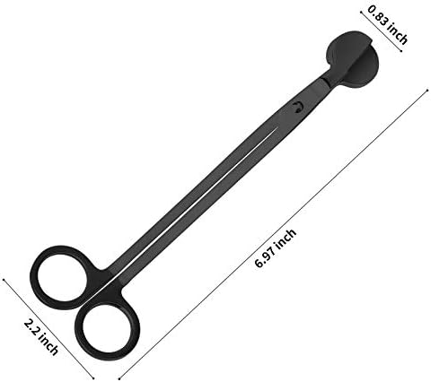 Stainless Steel Candle Wick Trimmer by ChefbEE - Effortless Deep Candle Cutting
