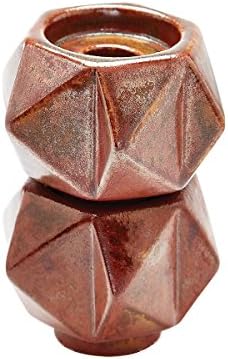 Elk Home Ceramic Star Candle Holder Set Russet Bronze - 45 inch