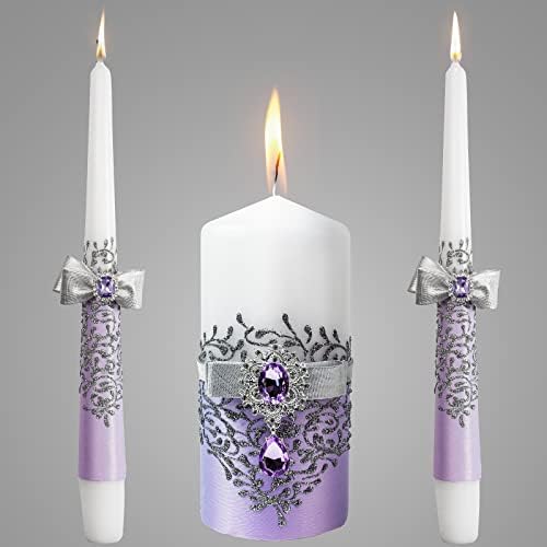 VABA Purple Unity Candles