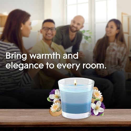Glade 2-in-1 Candle Jar Moonlit Walk Wandering Stream Scent 408oz x2