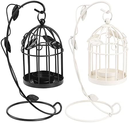 Hokzyhouse Innovative Iron Leaves Candle Holder