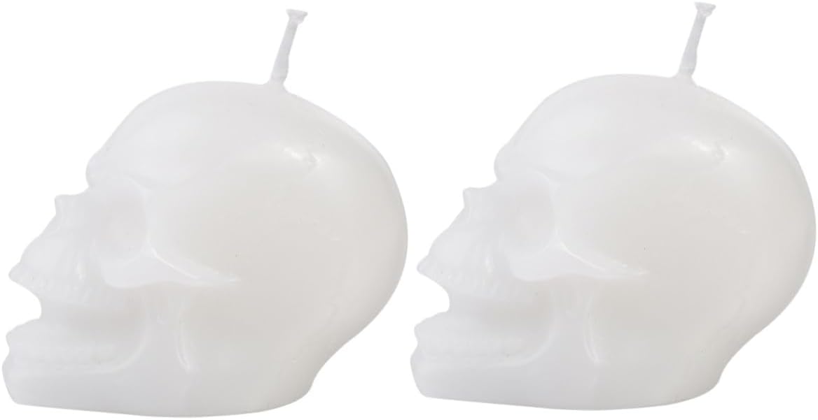 OSALADI 2-Piece Halloween Skull Light Table Centerpieces