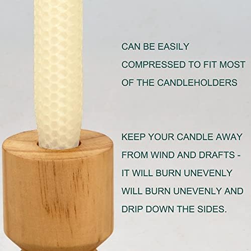 AGLARY 8 x 9 Taper Candles