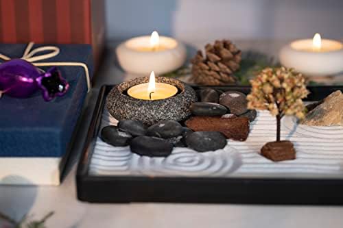 Handmade Pebble Candle Holder
