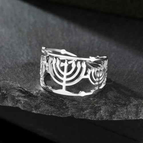 Jewish Minimalist Menorah Candleholder