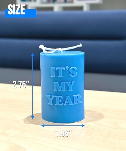 Its My Year Candle - Blue