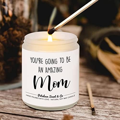 Lavender Candle for Mom First Mothers Day Gift
