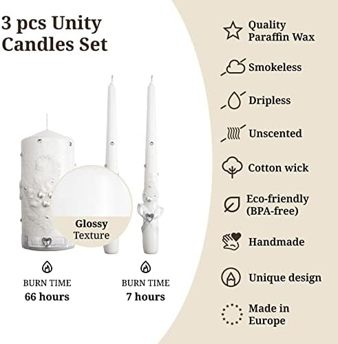 VABA Unity Candles Wedding Set