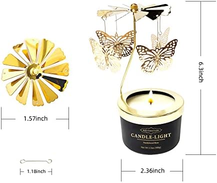 Kellys Custom Candles Rotating Aromatherapy Candle Set