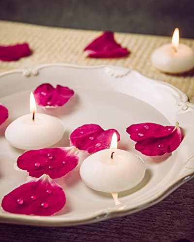 Low-needle floating tealight candles - 100 pieces 165 inch elegant unscented