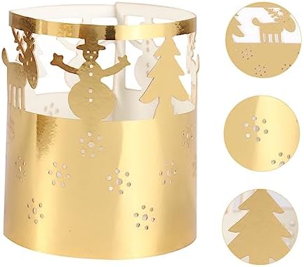 Zerodeko Party Candle Shade - Snowflake 50PCS - Makes Your Home Festive