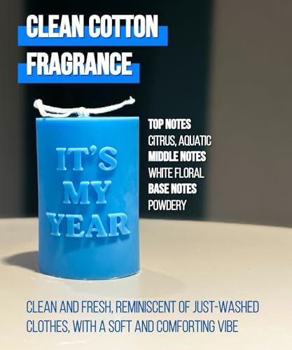 Its My Year Candle - Blue