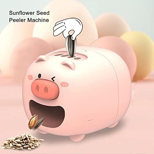 GYZOUKA Cute Pig Shaped Sunflower Seed Sheller PEeler Machine