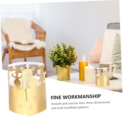 Brilliant Gold Christmas Candle Shade 50-Piece Set