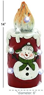 Join the Winter Warmth 76764 LED Snowman Candle Set