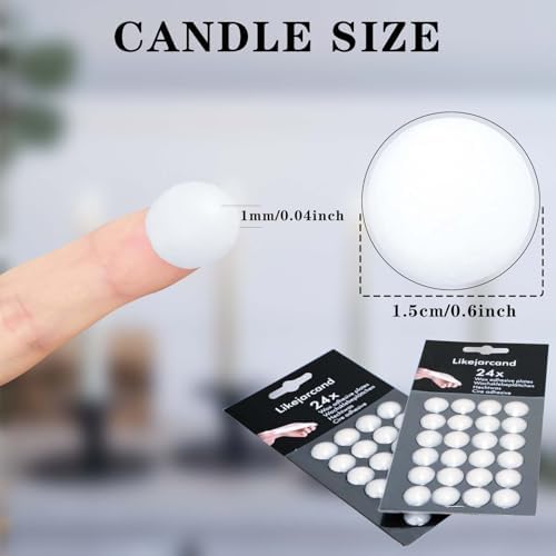 Kandelo 24 Dots Candle Taper Holder Adhesive for Candles