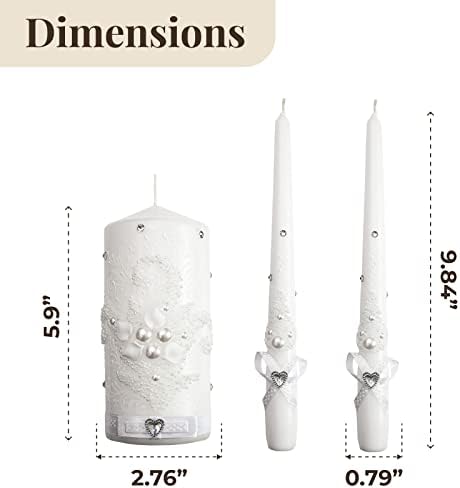 VABA Unity Candles Wedding Set