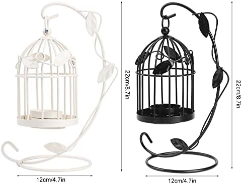 Hokzyhouse Innovative Iron Leaves Candle Holder