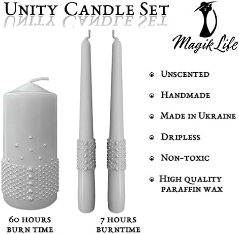 Eco-Friendly Wedding Candle Set - Perfect for Weddings Receptions