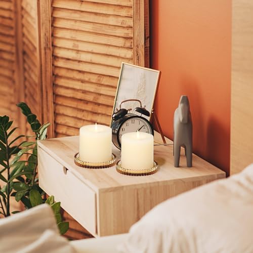 Vixdonos 8-Piece Glass Candle Holder Set