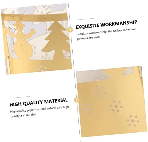 Brilliant Gold Christmas Candle Shade 50-Piece Set