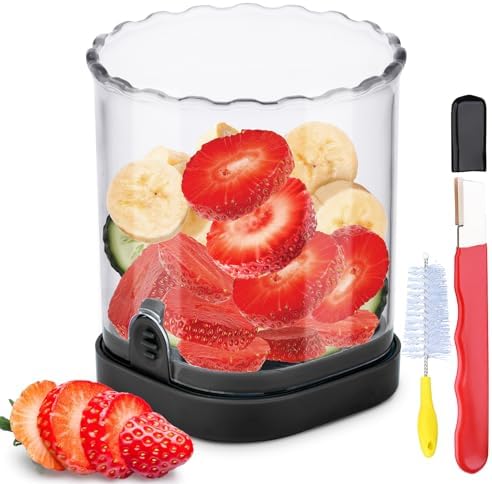 Fruit Slicer with Sharpener Cleaning Brush