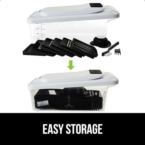 Gorilla Grip 12-Blade Vegetable Chopper BPA-Free Black