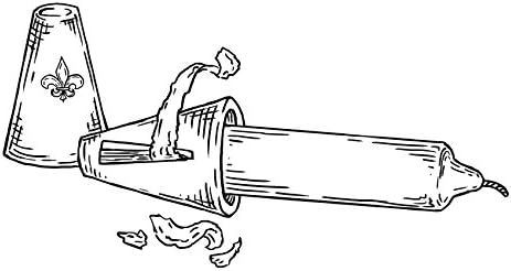 WICKMAN Taper Candle Shaver - Sharp Cutting Edges for Trimming Candles