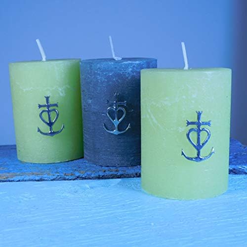 3 Camargue Cross Candle Pin Set Elegant and Luxurious in Fine Pewter