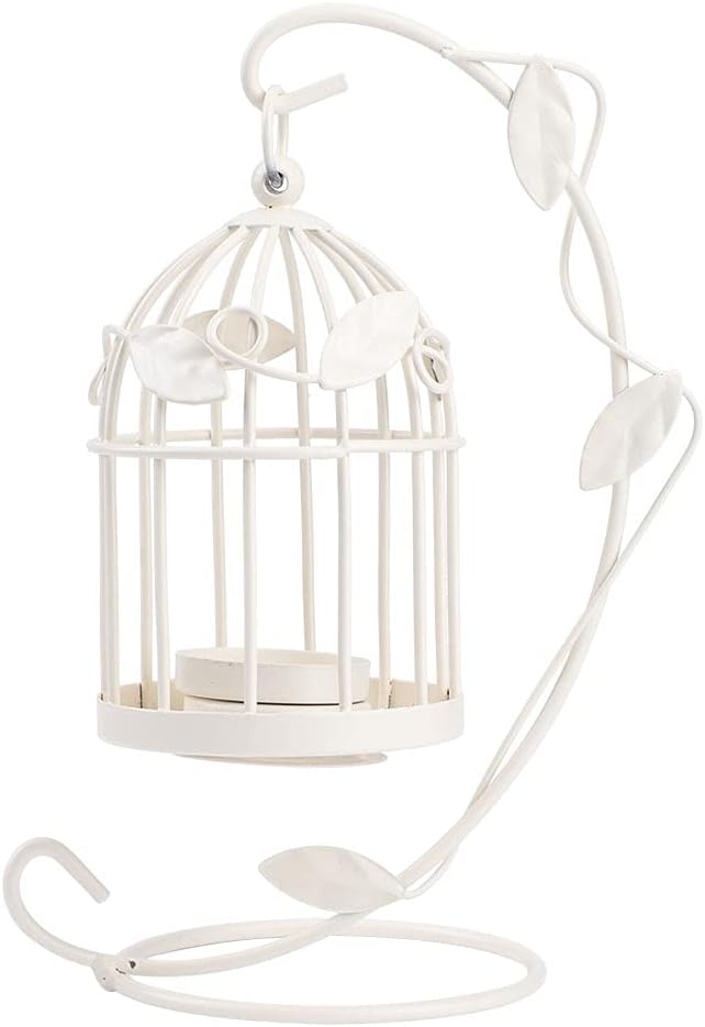 Hokzyhouse Innovative Iron Leaves Candle Holder