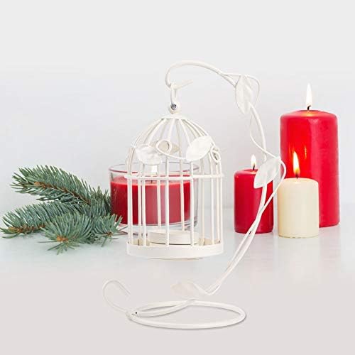 Hokzyhouse Innovative Iron Leaves Candle Holder