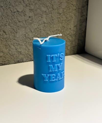 Its My Year Candle - Blue