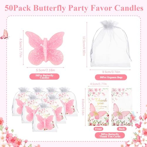 KBDHYY Butterfly Baby Shower Party Favors