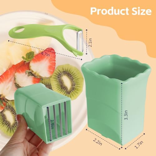 Effortless Fruit Slicing with ObfuscateFruit Slicer Cup Set