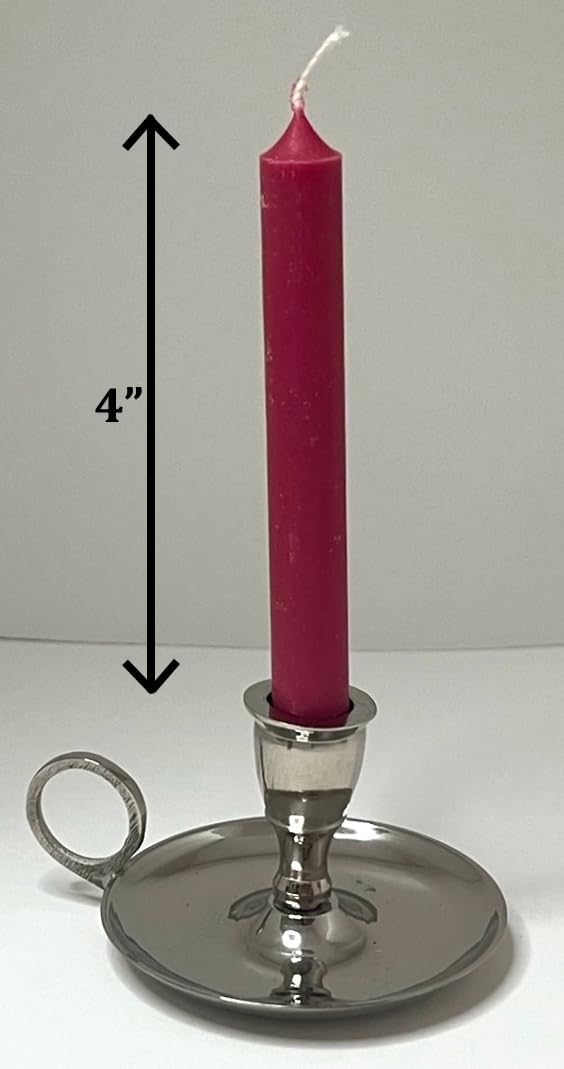 Biedermann Sons Chime Candles Dusty Rose 4-Inch Box of 20