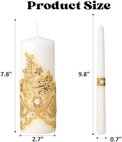 Elegant Union Candle Set for Weddings